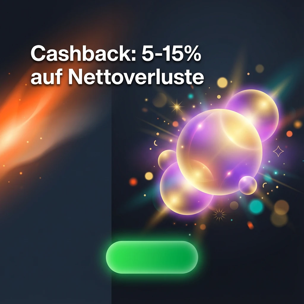 Cashback: 5-15% auf Nettoverluste